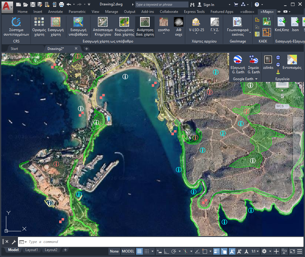 Spatial data and map workflows